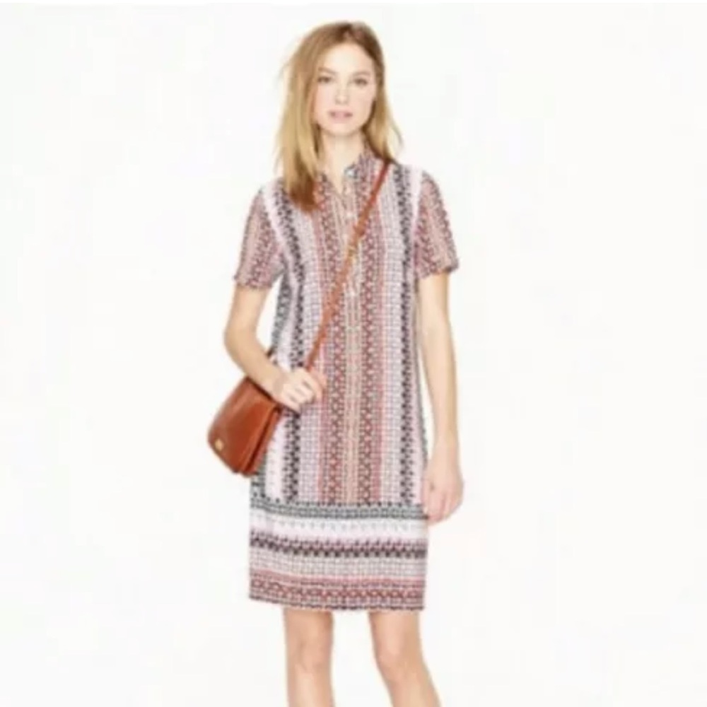 JCrew Geometric Dress